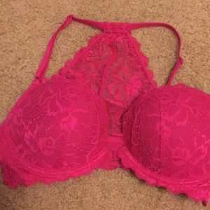 PINK lace bra